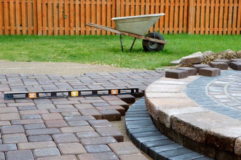 Paver Placement